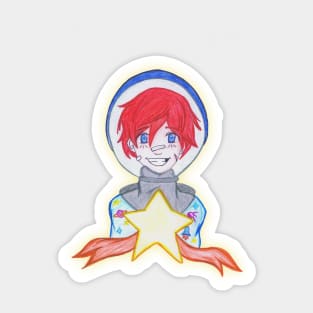 Space boy Sticker